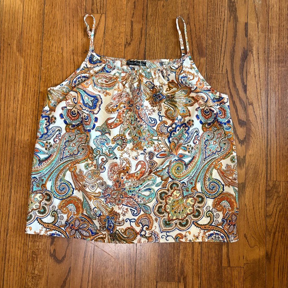 Paisley Print Women's Top